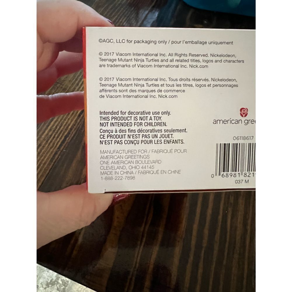 2017 Turtles Raphael Christmas Ornament